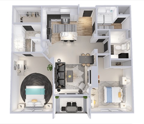 a floor plan of the residence